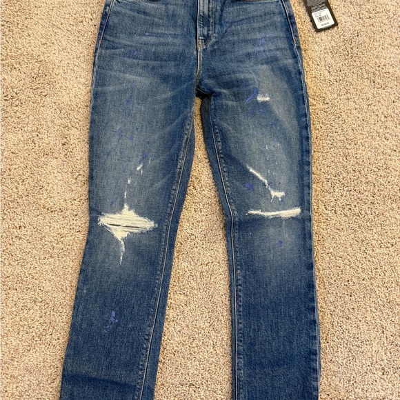 Hudson Jeans Blue Straight Leg Denim - Picture 2 of 7